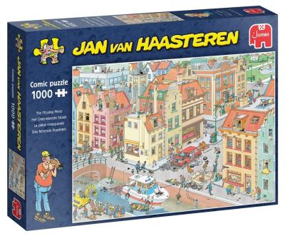 Puzzle 1000 Haasteren Brakujący element G3. Wydawca: Jumbo. SmakLiter.pl Opakowanie Puzzle 1000 Haasteren Brakujący element G3