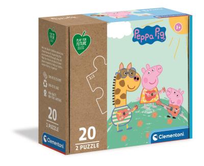 Opakowanie Puzzle 2x20 Play for future Peppa pig 24783