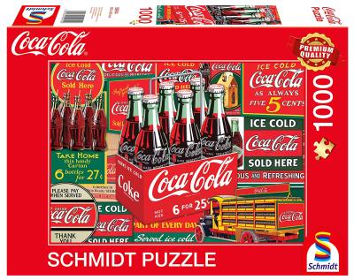 Puzzle PQ 1000 Coca-Cola Tradycja G3. Wydawca: Schmidt. SmakLiter.pl Opakowanie Puzzle PQ 1000 Coca-Cola Tradycja G3