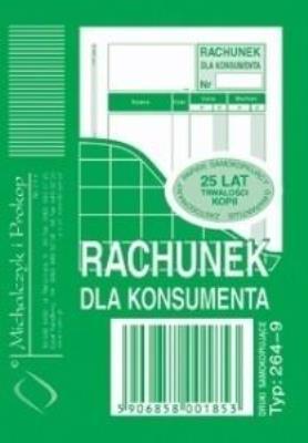 Opakowanie Rachunek dla konsumenta 264-9