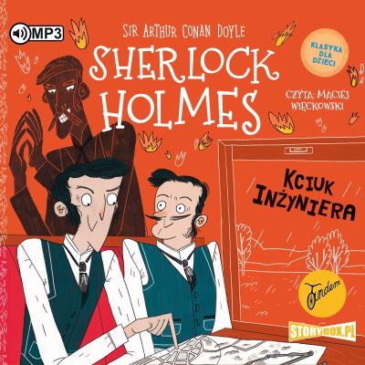 Sherlock Holmes T.14 Kciuk inżyniera Audiobook. Autor: Sir Arthur Conan Doyle. SmakLiter.pl Okładka książki Sherlock Holmes T.14 Kciuk inżyniera Audiobook