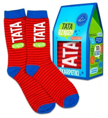 Opakowanie Skarpety tata rządzi