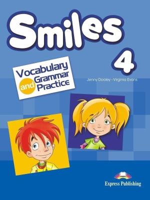 Okładka książki Smiles 4. Vocabulary & Grammar Practice