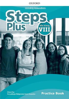 Steps Plus 8 Materiały ćwiczeniowe z kodem online. Autor: Pye Diana. SmakLiter.pl Okładka książki Steps Plus 8 Materiały ćwiczeniowe z kodem online