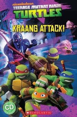 Okładka książki Teenage Mutant Ninja Turtles: Kraang Attack! + CD