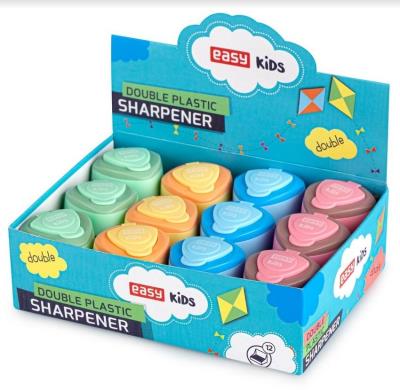 Opakowanie Temperówka podwójna z pojemnikiem mix (12szt) EASY