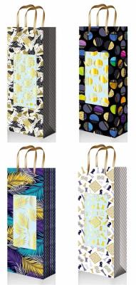 Opakowanie Torebka ozdobna z okienkiem pionowa Butelka duża 2