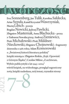 Okładka książki Twórczość 7-8/2021