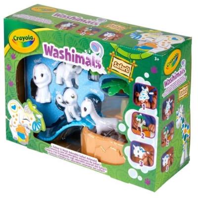Washimals Safari zwierzątka do kolorowania CRAYOLA. Wydawca: Crayola. SmakLiter.pl Opakowanie Washimals Safari zwierzątka do kolorowania CRAYOLA
