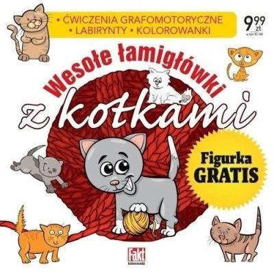 Okładka książki Wesołe łamigłówki z kotkami