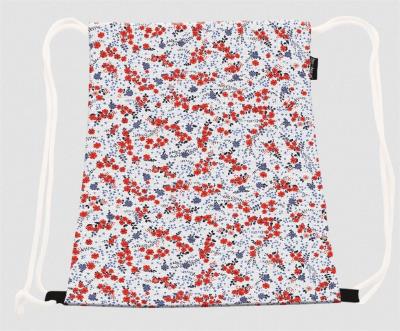 Opakowanie Worek/plecak Codura wodoodporna Kwiatki czerwone
