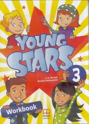 Okładka książki Young Stars 3 WB + CD MM PUBLICATIONS