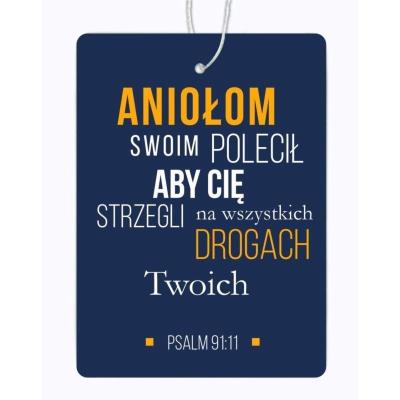 Opakowanie Zawieszka zapachowa - Aniołom - New car - Granat