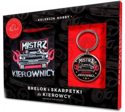 Opakowanie Zestaw brelok + skarpetki dla kierowcy