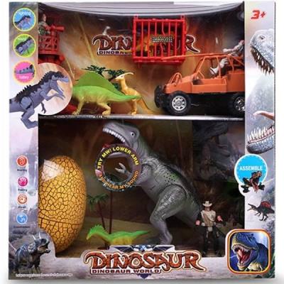 Opakowanie Zestaw dinozaurów z dźwiękiem i światłem