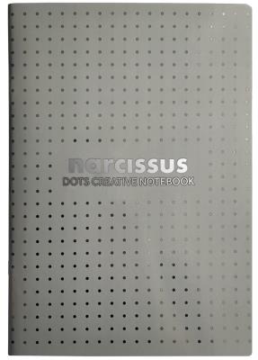 Opakowanie Zeszyt A4/48K kropka szary (6szt) NARCISSUS