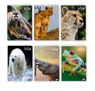 Zeszyt A5 32K kratka WILD pakiet 20 sztuk. Wydawca: Melisa Bel. SmakLiter.pl Opakowanie Zeszyt A5 32K kratka WILD pakiet 20 sztuk