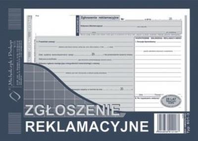 Opakowanie Zgłoszenie reklamacyjne 601-3