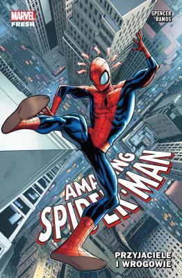 Amazing Spider-Man T.2 Przyjaciele i wrogowie. Autor: Humberto Ramos, Steve Lieber, Michele Bandini. SmakLiter.pl Okładka książki Amazing Spider-Man T.2 Przyjaciele i wrogowie