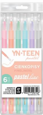 Opakowanie Cienkopis Pastel Line 6 kolorów