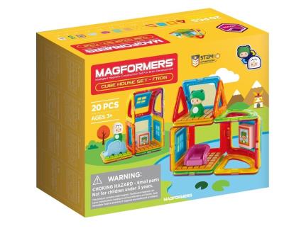 Cube House Żaba. Wydawca: MAGFORMERS. SmakLiter.pl Opakowanie Cube House Żaba