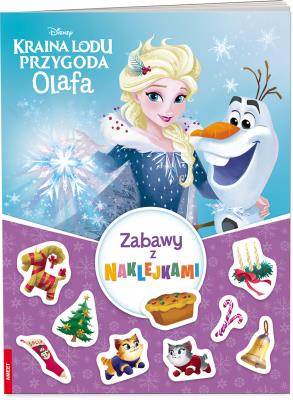 Okładka książki Disney Kraina Lodu Przygoda Olafa Zabawy z naklejkami STI-9111
