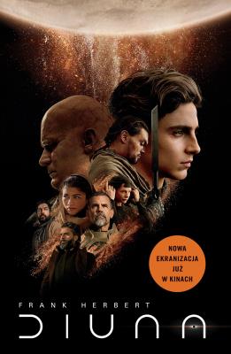 Diuna (okładka filmowa). Autor: Frank Herbert. SmakLiter.pl Okładka książki Diuna (okładka filmowa)