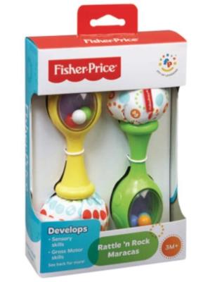 Opakowanie Fisher Price. Marakasy