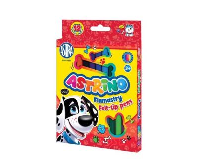 Opakowanie Flamastry 12 kolorów Astrino ASTRA