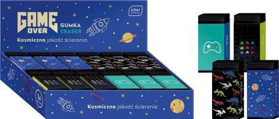 Opakowanie Gumka do ścierania Game Over (24szt)