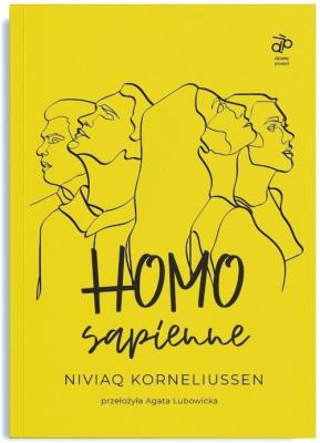 HOMO sapienne. Autor: Niviaq Korneliussen. SmakLiter.pl Okładka książki HOMO sapienne