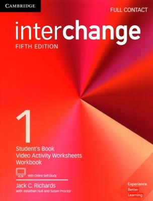 Interchange 1 Full Contact Student's Book with Online Self-Study. Autor: Jack C. Richards and Carlos Barbisan, Hull Jonathan, Proctor Susan. SmakLiter.pl Okładka książki Interchange 1 Full Contact Student's Book with Online Self-Study