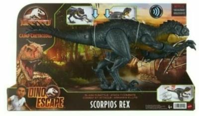 Opakowanie Jurassic World Scorpius Rex Atak szponami HBT41