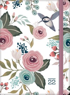 Opakowanie Kalendarz 2022 B6 dzienna Kwiaty DI1