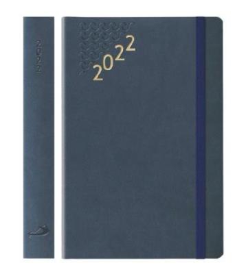 Opakowanie Kalendarz 2022 B6 Flex z gumką granatowy