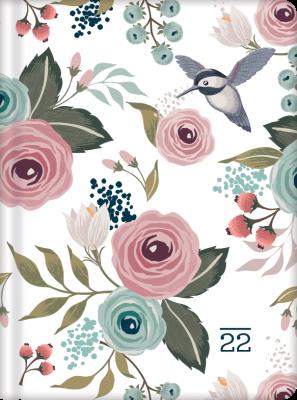 Opakowanie Kalendarz 2022 B6 tygodniowy Kwiaty DI3