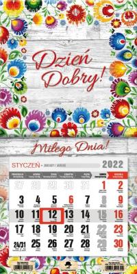 Opakowanie Kalendarz 2022 jednodzielny mini z mag. Folk