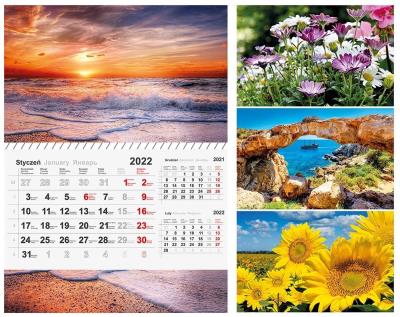 Opakowanie Kalendarz 2022 Jednodzielny MIX