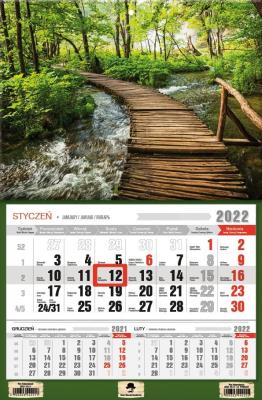 Opakowanie Kalendarz 2022 jednodzielny Pomost