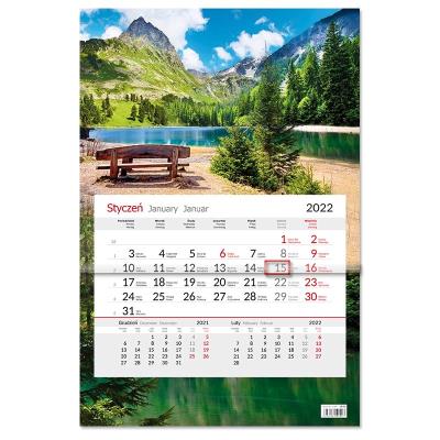 Opakowanie Kalendarz 2022 Jednodzielny SB10 góry