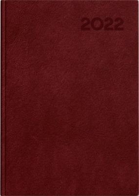 Opakowanie Kalendarz 2022 książkowy A5 Basic DTP bordowy