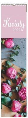 Opakowanie Kalendarz 2022 ścienny 13,5x60 Kwiaty