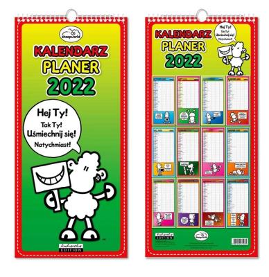 Opakowanie Kalendarz 2022 ścienny planer Sheepworld Szczery