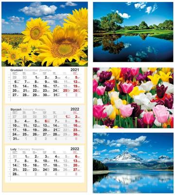 Opakowanie Kalendarz 2022 Trójdzielny MIX