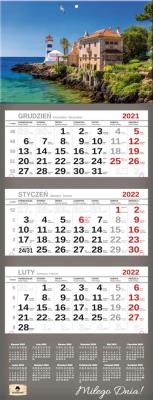 Opakowanie Kalendarz 2022 trójdzielny Premium Latarnia