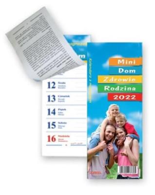 Okładka książki Kalendarz 2022 tyg. z magnesem Dom. Zdrowie...