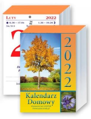 Okładka książki Kalendarz 2022 zdzierak Domowy KASTOR