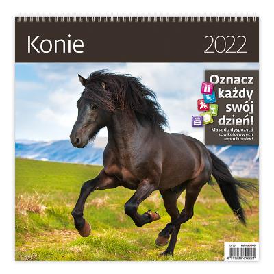 Opakowanie Kalendarz 30 x 30 z naklejkam. Konie 2022