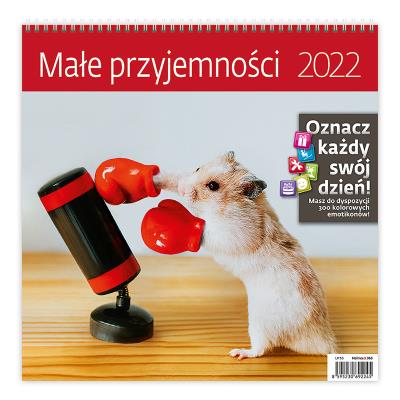 Opakowanie Kalendarz 30 x 30 z naklejkami. Małe przyjemności 2022