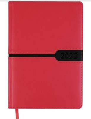 Opakowanie Kalendarz książkowy 2022 A5 czerwony EASY
